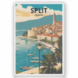 Split Kroatien Aufkleber