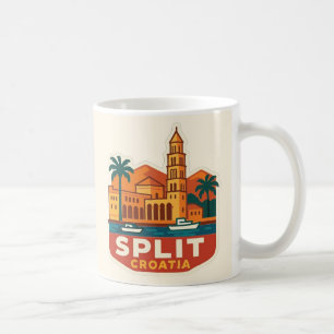 Split Kroatien Bunter Becher Kaffeetasse