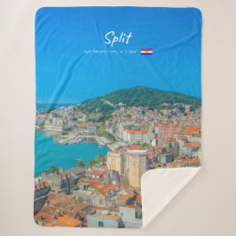 Split, Kroatien - Küstenstadt Sherpadecke