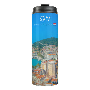 Split, Kroatien - Küstenstadt Thermosbecher