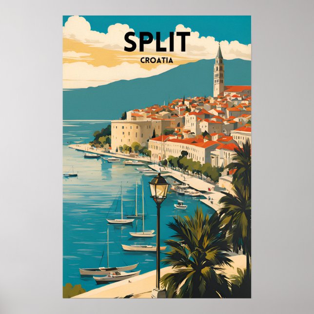 Split Kroatien Poster (Vorne)