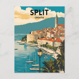Split Kroatien Postkarte