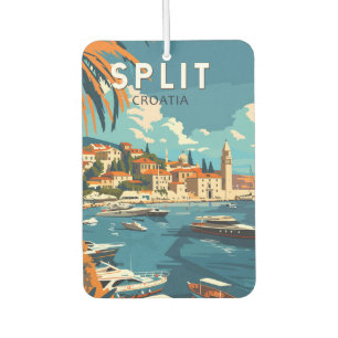 Split Kroatien Reise Kunst Vintage Autolufterfrischer