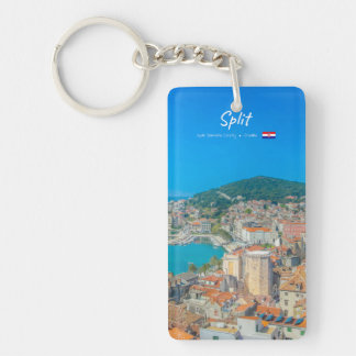 Split, Kroatien - Schlanke Küstenstadt Schlüsselanhänger