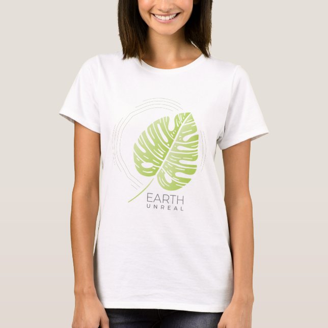 Split-leaf Philodendron Illustration T - Shirt (Vorderseite)