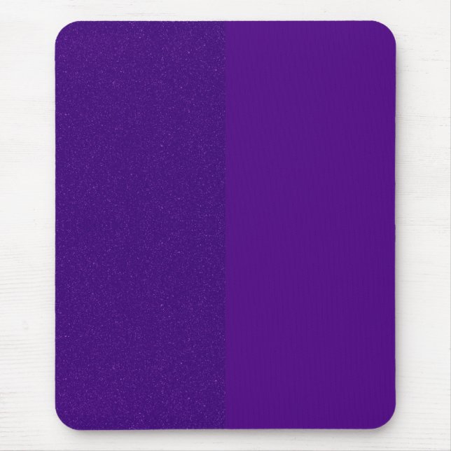 Split Lila Glitzer & Matte Mousepad - Anpassen (Vorne)