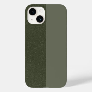 Split Moss Green iPhone 14 Case - individuell anpa