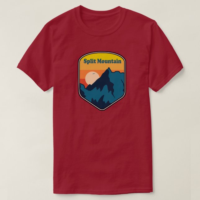 Split Mountain California Sunrise T-Shirt (Design vorne)