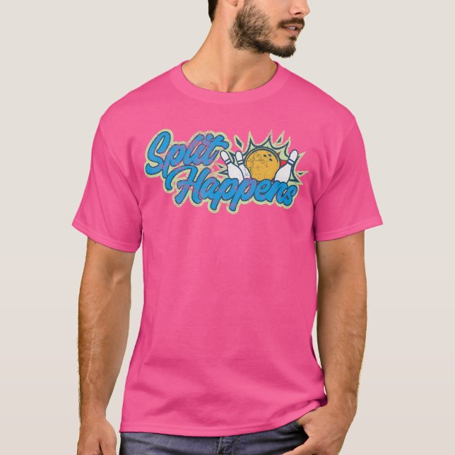 Split passiert lustigen Bowling für Frauen Kleinki T-Shirt (Vorderseite)
