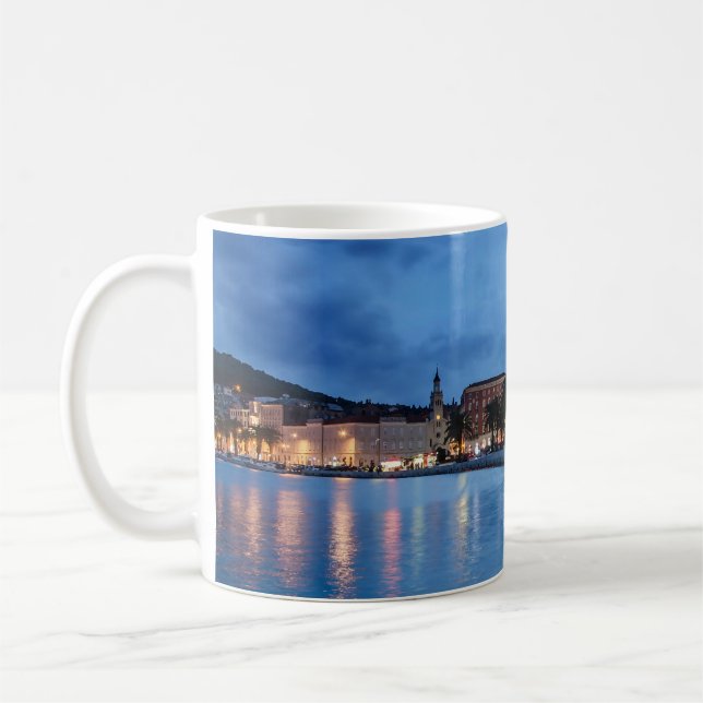 Split Promenade in Kroatien Kaffeetasse (Links)
