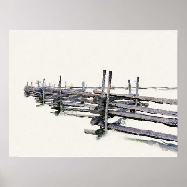 Split Rail Fence Poster (Vorne)
