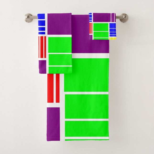 Split Rechtecke Badhandtuch Set (Insitu)