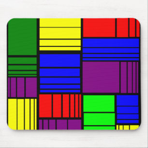 Split Rechtecke Mousepad