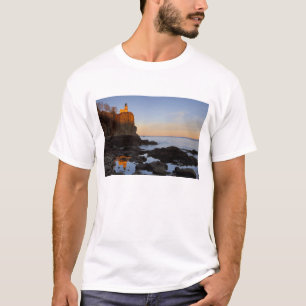 Split Rock Leuchtturm bei Sonnenuntergang bei zwei T-Shirt