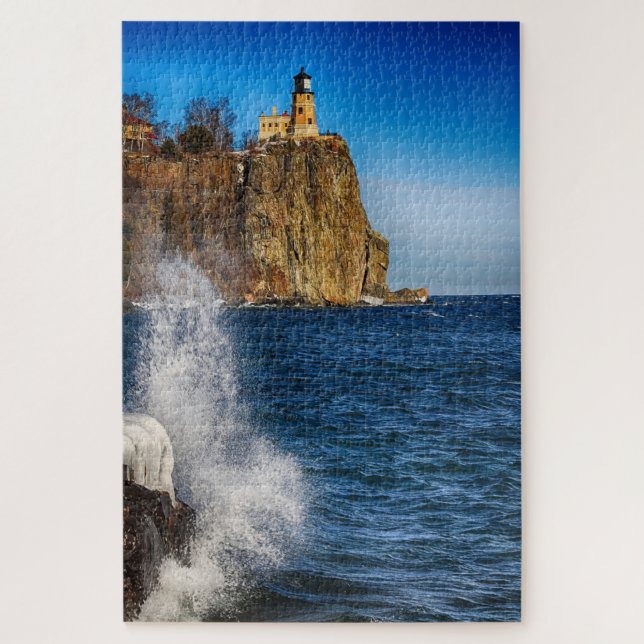 Split Rock Leuchtturm Minnesota Puzzle (Vertikal)