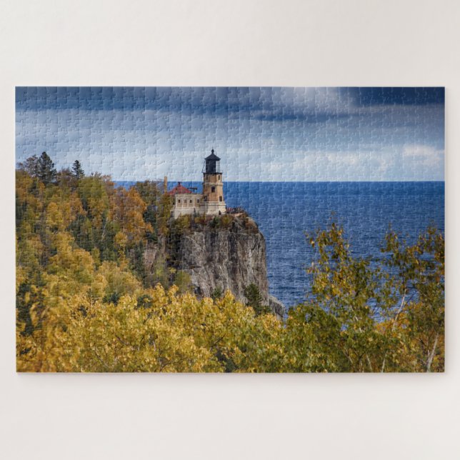 Split Rock Leuchtturm Minnesota Puzzle (Horizontal)