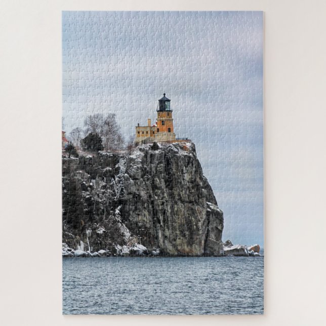 Split Rock Leuchtturm Minnesota Puzzle (Vertikal)