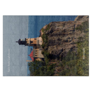 Split Rock Lighthouse Glas Schneidbrett Schneidebrett