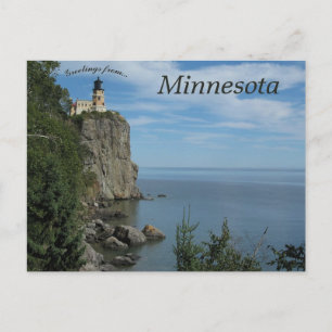 Split Rock Lighthouse in Minnesota Postkarte