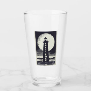 Split Rock Lighthouse Minnesota Moon Glas