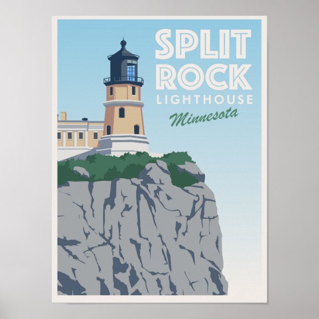 Split Rock Lighthouse, Minnesota Poster (Vorne)