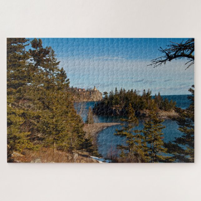 Split Rock Lighthouse Minnesota Puzzle (Horizontal)
