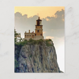 Split Rock Lighthouse Nah-up Postkarte