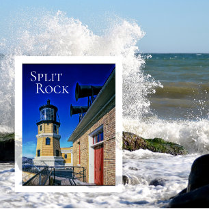 Split Rock Lighthouse, North Shore, Lake Superior Postkarte