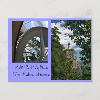 Split Rock Lighthouse & Prism Postkarte