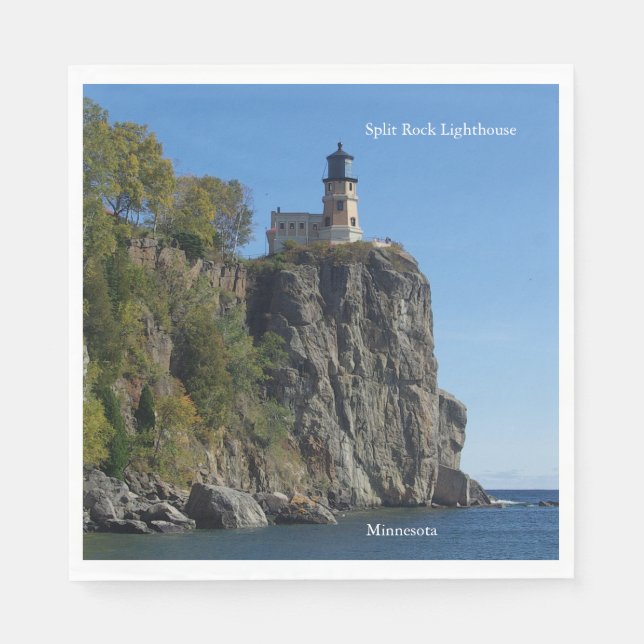 Split Rock Lighthouse Servietten (Vorderseite)
