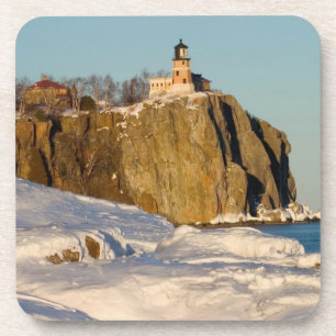 Split Rock Lighthouse Staat Park am See Getränkeuntersetzer