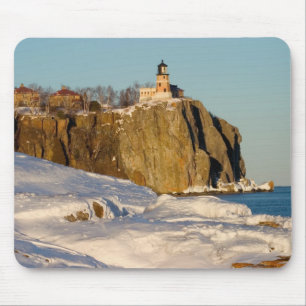 Split Rock Lighthouse Staat Park am See Mousepad