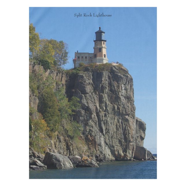 Split Rock Lighthouse vom Strandtuch Tischdecke (Vorderseite)