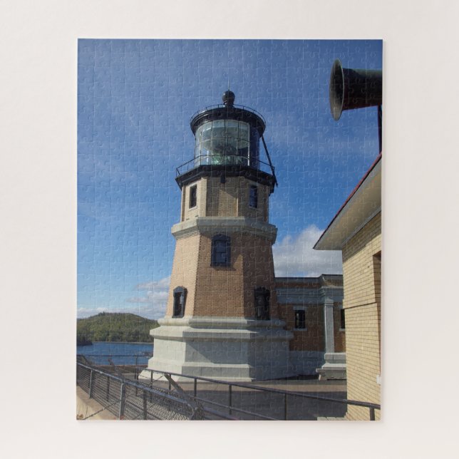 Split Rock Lighthouse von Deck aus Puzzle (Vertikal)