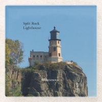 Split Rock Lighthouse von Untersetzer aus Strandgl