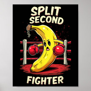 Split Second Fighter Muay Thai Mixed Martial Arts  Poster