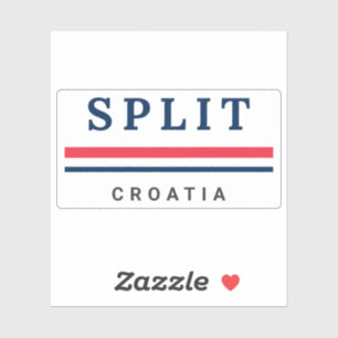 Split Stadt Kroatien Aufkleber