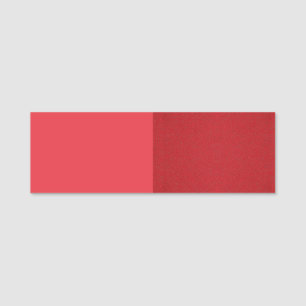 Split Tomato Red Individuelle Name Tag Namensschild