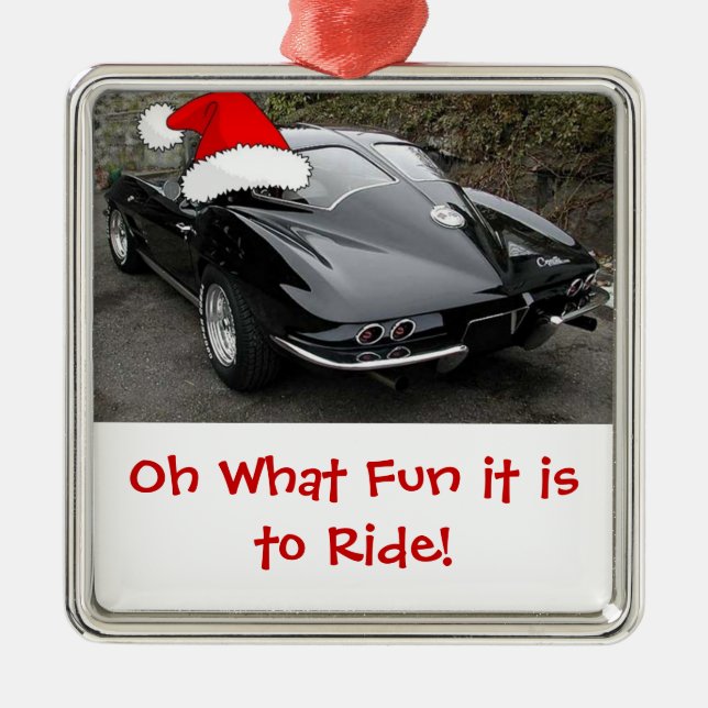 Split Window Ornament Aus Metall (Vorne)