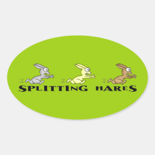 Splitten von Hares Stickers