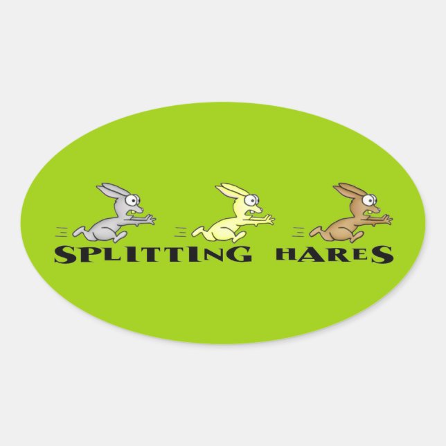 Splitten von Hares Stickers (Vorderseite)