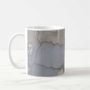 Splitter aus schwarzem und weißem Stein Kaffeetasse