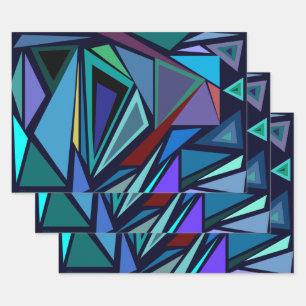 Splitterpapier Geschenkpapier Set