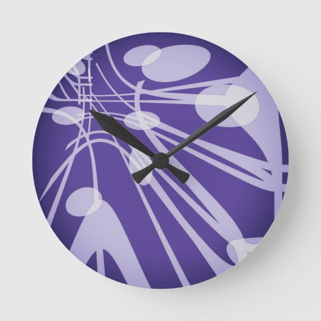 SPNP_8" Runde Acrylwand-Uhr Runde Wanduhr (Vorderseite)