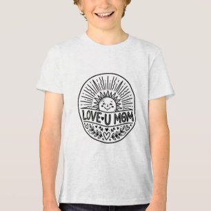 SPNP_Bella+Canvas Jugend Tri-Blend T-Shirt_Love U Shirt