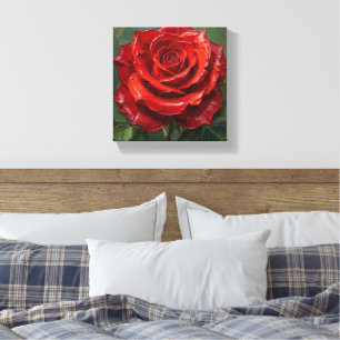 SPNP_Rose_Premium eingewickelte Leinwand
