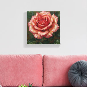 SPNP_Rose_Premium eingewickelte Leinwand