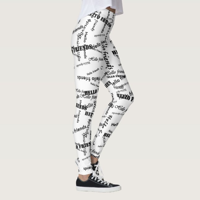 SPNP_ Text printed leggings (Rechts)