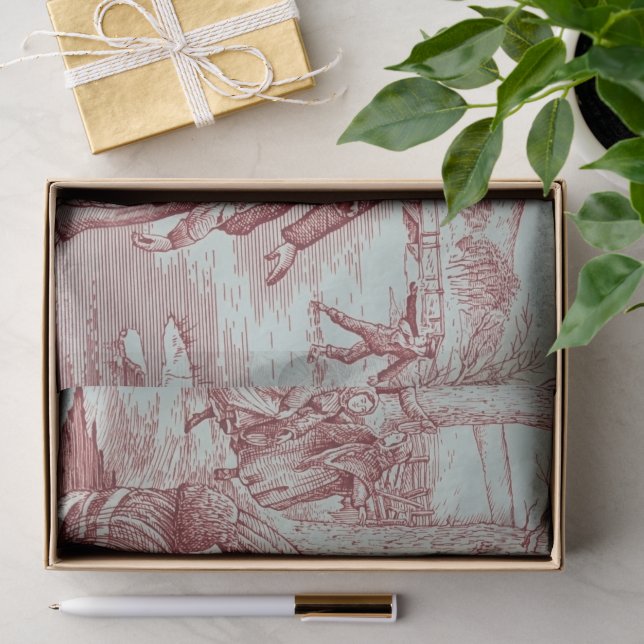 Spode Limited Ed Weihnachtsbild Seidenpapier (Geschenk)