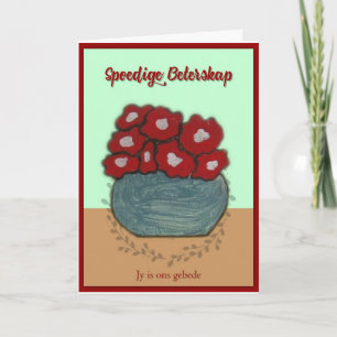 Spoedige Besserskap Karte